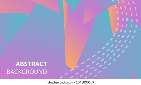 Abstract Triangle Background. Modern Wallpaper. Vector illustration - Vector