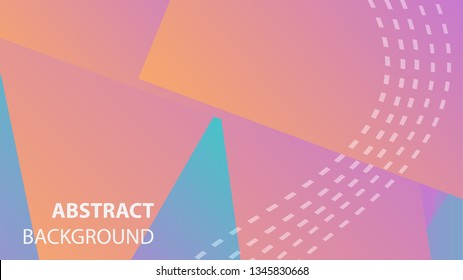Abstract Triangle Background. Modern Wallpaper. Vector illustration - Vector