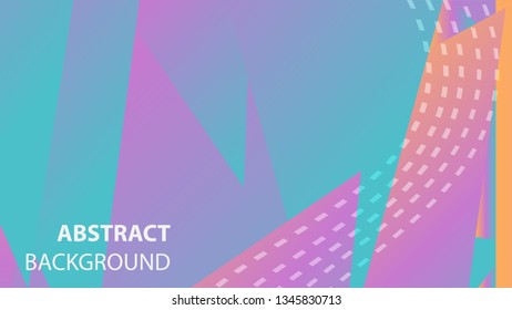 Abstract Triangle Background. Modern Wallpaper. Vector illustration - Vector