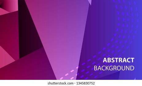 Abstract Triangle Background. Modern Wallpaper. Vector illustration - Vector