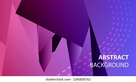 Abstract Triangle Background. Modern Wallpaper. Vector illustration - Vector