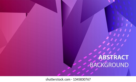Abstract Triangle Background. Modern Wallpaper. Vector illustration - Vector