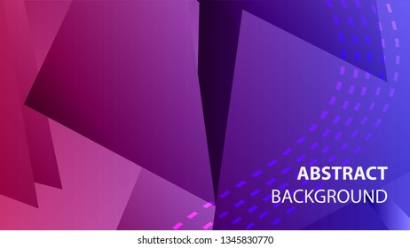 Abstract Triangle Background. Modern Wallpaper. Vector illustration - Vector