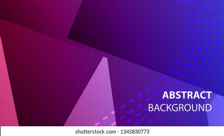 Abstract Triangle Background. Modern Wallpaper. Vector illustration - Vector