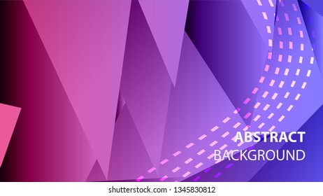 Abstract Triangle Background. Modern Wallpaper. Vector illustration - Vector