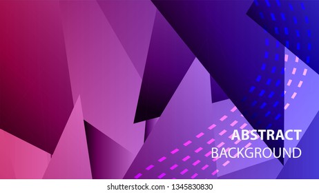 Abstract Triangle Background. Modern Wallpaper. Vector illustration - Vector