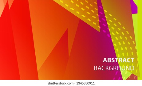 Abstract Triangle Background. Modern Wallpaper. Vector illustration - Vector