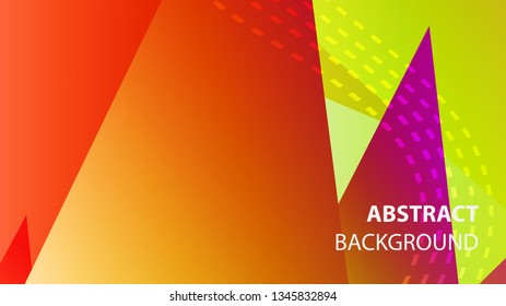 Abstract Triangle Background. Modern Wallpaper. Vector illustration - Vector