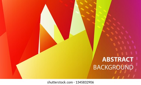 Abstract Triangle Background. Modern Wallpaper. Vector illustration - Vector