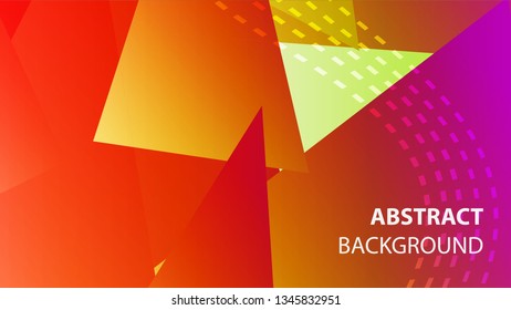 Abstract Triangle Background. Modern Wallpaper. Vector illustration - Vector