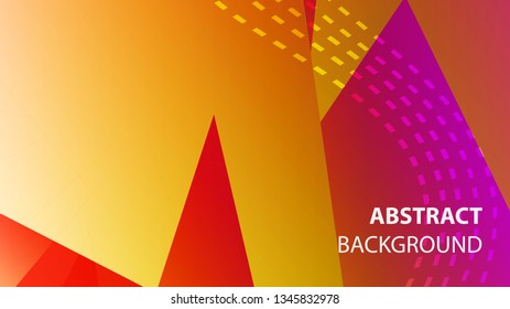 Abstract Triangle Background. Modern Wallpaper. Vector illustration - Vector
