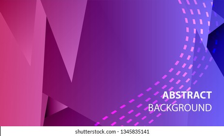 Abstract Triangle Background. Modern Wallpaper. Vector illustration - Vector