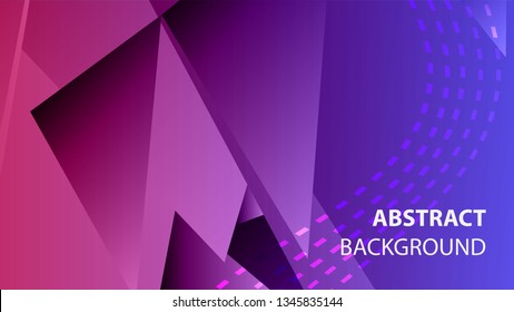 Abstract Triangle Background. Modern Wallpaper. Vector illustration - Vector
