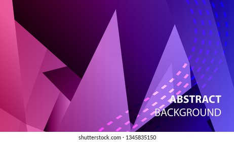 Abstract Triangle Background. Modern Wallpaper. Vector illustration - Vector