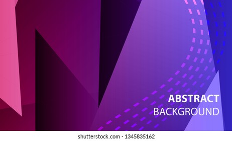 Abstract Triangle Background. Modern Wallpaper. Vector illustration - Vector
