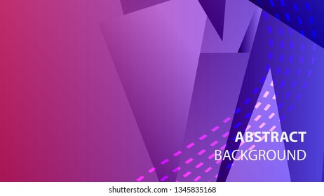 Abstract Triangle Background. Modern Wallpaper. Vector illustration - Vector
