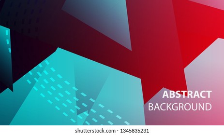 Abstract Triangle Background. Modern Wallpaper. Vector illustration - Vector