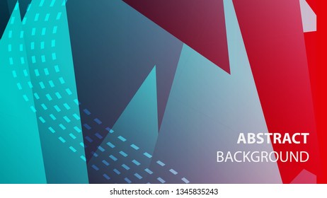 Abstract Triangle Background. Modern Wallpaper. Vector illustration - Vector