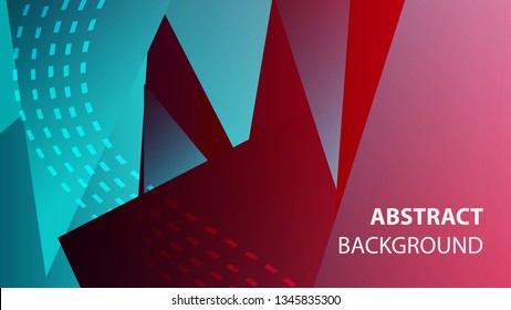 Abstract Triangle Background. Modern Wallpaper. Vector illustration - Vector