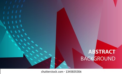 Abstract Triangle Background. Modern Wallpaper. Vector illustration - Vector