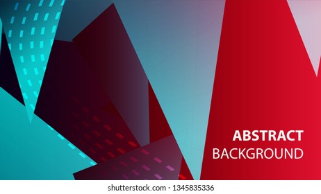 Abstract Triangle Background. Modern Wallpaper. Vector illustration - Vector