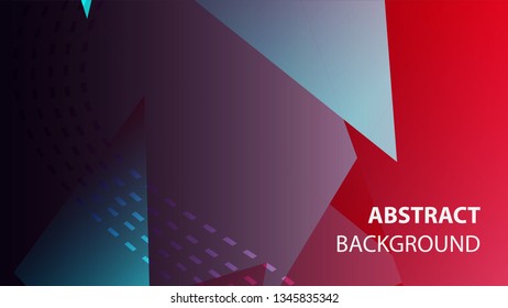 Abstract Triangle Background. Modern Wallpaper. Vector illustration - Vector