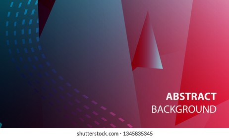 Abstract Triangle Background. Modern Wallpaper. Vector illustration - Vector