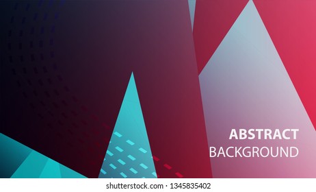 Abstract Triangle Background. Modern Wallpaper. Vector illustration - Vector