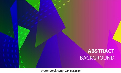 Abstract Triangle Background. Modern Wallpaper. Vector illustration - Vector