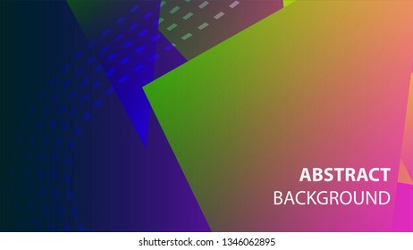 Abstract Triangle Background. Modern Wallpaper. Vector illustration - Vector