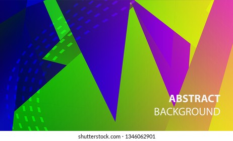 Abstract Triangle Background. Modern Wallpaper. Vector illustration - Vector