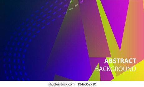 Abstract Triangle Background. Modern Wallpaper. Vector illustration - Vector