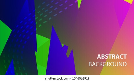 Abstract Triangle Background. Modern Wallpaper. Vector illustration - Vector