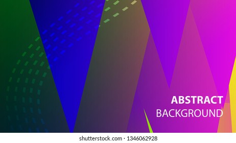 Abstract Triangle Background. Modern Wallpaper. Vector illustration - Vector