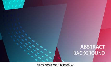 Abstract Triangle Background. Modern Wallpaper. Vector illustration - Vector