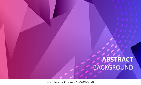 Abstract Triangle Background. Modern Wallpaper. Vector illustration - Vector
