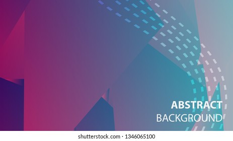 Abstract Triangle Background. Modern Wallpaper. Vector illustration - Vector