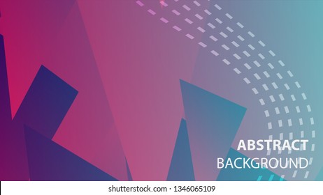 Abstract Triangle Background. Modern Wallpaper. Vector illustration - Vector