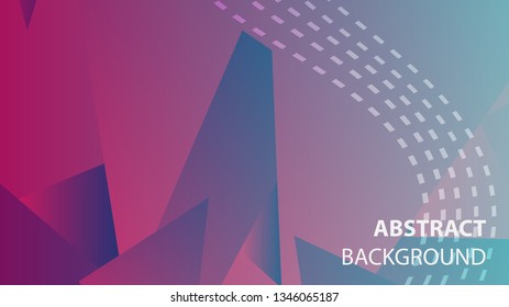 Abstract Triangle Background. Modern Wallpaper. Vector illustration - Vector