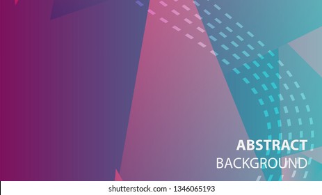 Abstract Triangle Background. Modern Wallpaper. Vector illustration - Vector