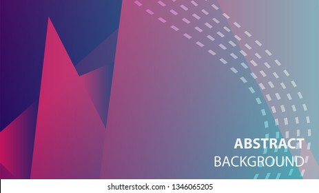 Abstract Triangle Background. Modern Wallpaper. Vector illustration - Vector