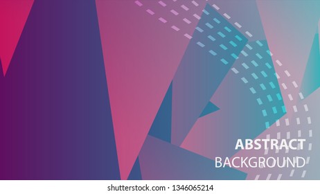 Abstract Triangle Background. Modern Wallpaper. Vector illustration - Vector