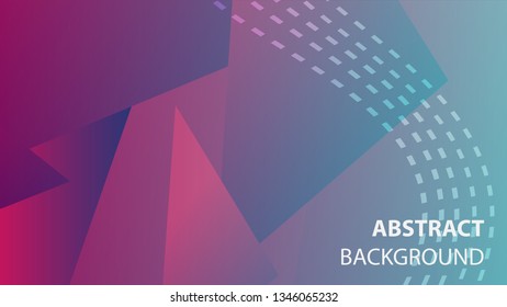 Abstract Triangle Background. Modern Wallpaper. Vector illustration - Vector