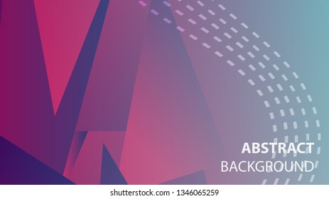 Abstract Triangle Background. Modern Wallpaper. Vector illustration - Vector