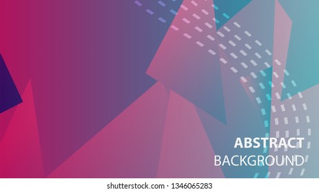 Abstract Triangle Background. Modern Wallpaper. Vector illustration - Vector