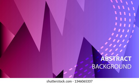 Abstract Triangle Background. Modern Wallpaper. Vector illustration - Vector