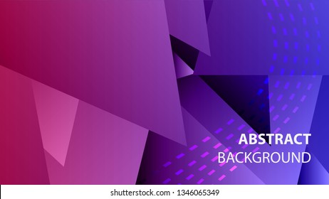 Abstract Triangle Background. Modern Wallpaper. Vector illustration - Vector