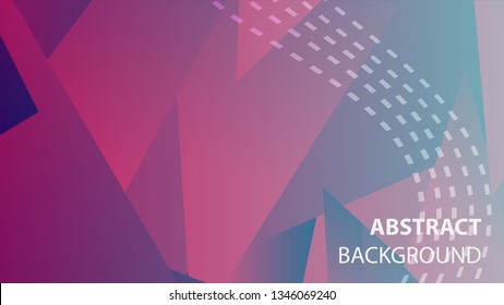 Abstract Triangle Background. Modern Wallpaper. Vector illustration - Vector