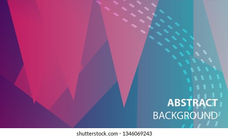 Abstract Triangle Background. Modern Wallpaper. Vector illustration - Vector