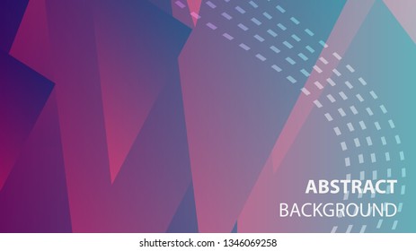 Abstract Triangle Background. Modern Wallpaper. Vector illustration - Vector